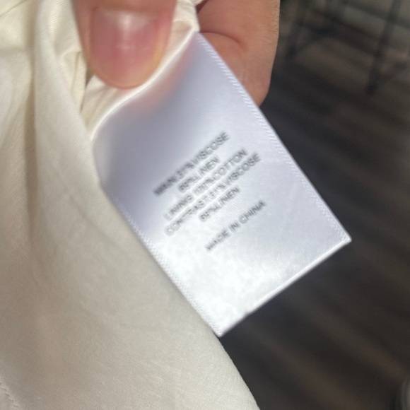 Aje Dress Ivory and Mahogany Asymmetrical Reflection Cut out hi lo Size 10 - Picture 11 of 12